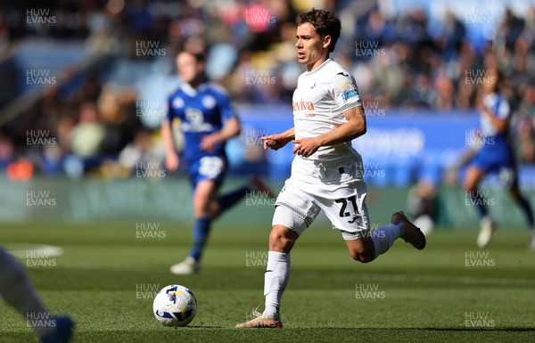 110426 - Leicester City v Swansea City - Sky Bet Championship - Leo Walta of Swansea