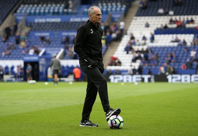 270816 - Leicester City v Swansea City - Premier League - Swansea Manager Francesco Guidolin