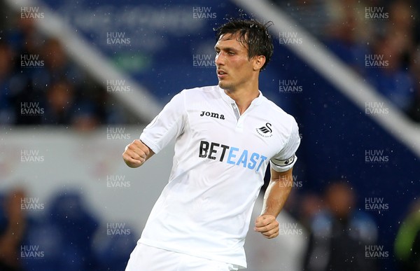 270816 - Leicester City v Swansea City - Premier League - Jack Cork of Swansea City