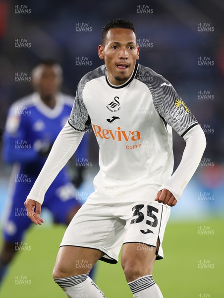 300124 - Leicester City v Swansea City - Sky Bet Championship - Ronald of Swansea