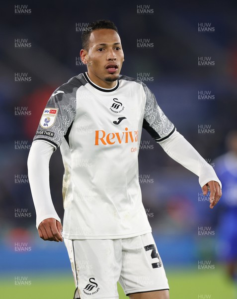 300124 - Leicester City v Swansea City - Sky Bet Championship - Ronald of Swansea