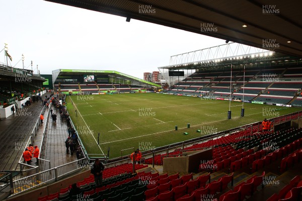 270118 - Leicester Tigers v Cardiff Blues - Anglo-Welsh Cup - Round 3 -  A general view of Welford Road before the match