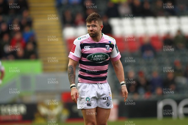 270118 - Leicester Tigers v Cardiff Blues - Anglo-Welsh Cup - Round 3 -  Lewis Jones of Cardiff Blues