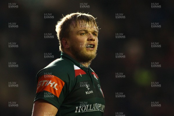 270118 - Leicester Tigers v Cardiff Blues - Anglo-Welsh Cup - Round 3 -  Luke Hamilton of Leicester Tigers