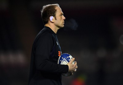 200123 - Leicester Tigers v Ospreys - Heineken Champions Cup - Alun Wyn Jones of Ospreys ahead of kick off