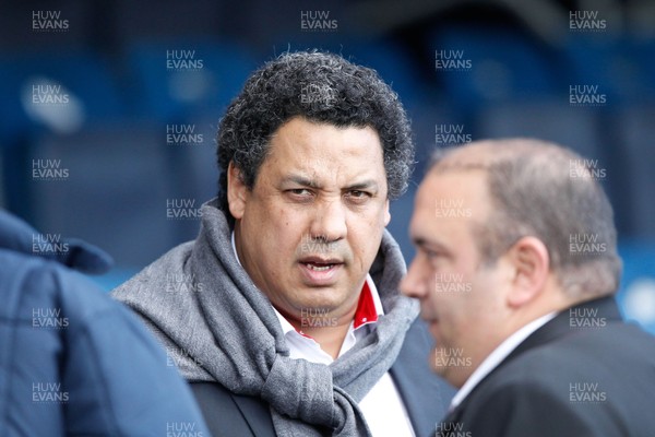 270413 - Leinster v Biarritz - Amlin Challenge Cup - Former Biarritz player, Serge Blanco, turns up to watch his old team 