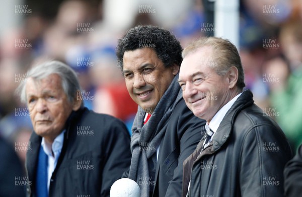 270413 - Leinster v Biarritz - Amlin Challenge Cup - Former Biarritz player, Serge Blanco, turns up to watch his old team 