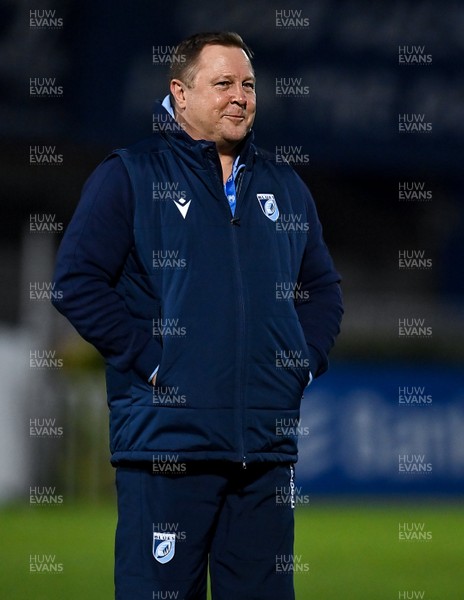 221120 - Leinster v Cardiff Blues - Guinness PRO14 - Cardiff Blues head coach John Mulvihill prior to the match