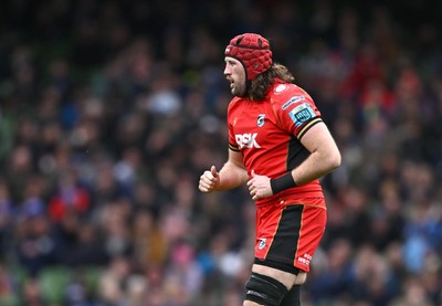 010325 - Leinster v Cardiff Rugby - United Rugby Championship - Rory Thornton of Cardiff