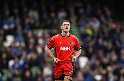 010325 - Leinster v Cardiff Rugby - United Rugby Championship - Harri Millard of Cardiff