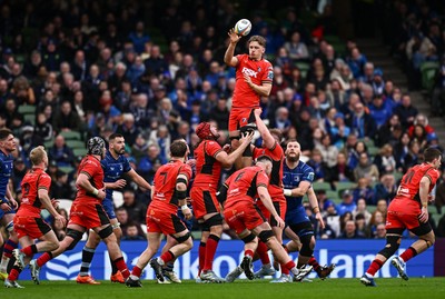 010325 - Leinster v Cardiff Rugby - United Rugby Championship - Alex Mann of Cardiff