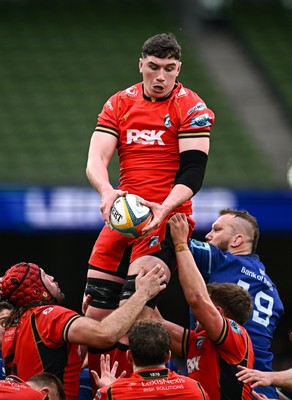 010325 - Leinster v Cardiff Rugby - United Rugby Championship - Seb Davies of Cardiff