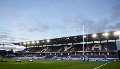 101026 - Leinster v Cardiff Rugby - United Rugby Championship - General view of the Laya Arena