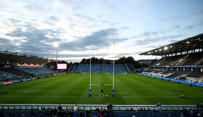 101026 - Leinster v Cardiff Rugby - United Rugby Championship - General view of the Laya Arena