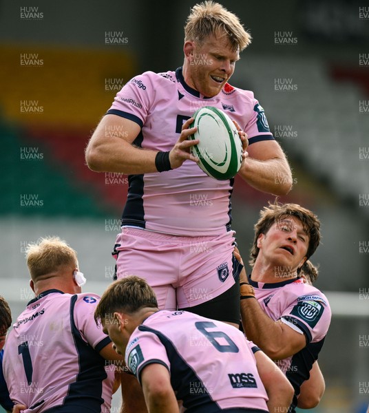 130925 - Leinster v Cardiff Rugby - Preseason Friendly - Josh McNally of Cardiff Rugby