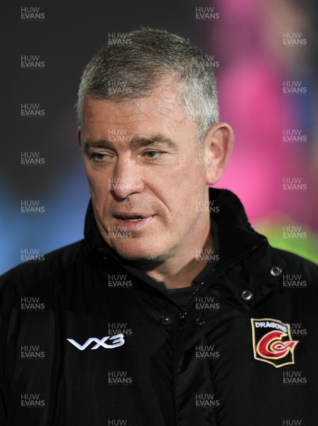 011119 - Leinster v Dragons - Guinness PRO14 -  Dragons head coach Dean Ryan