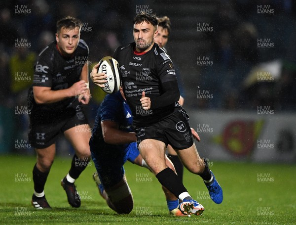011119 - Leinster v Dragons - Guinness PRO14 -  Jordan Williams of Dragons is tackled by Scott Penny of Leinster