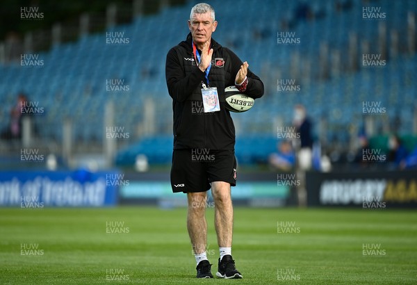 110621 - Leinster v Dragons - Guinness PRO14 Rainbow Cup - Dragons Director of Rugby Dean Ryan before the match