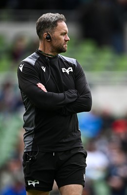 160526 - Leinster v Ospreys - United Rugby Championship - Ospreys head coach Mark Jones before the match