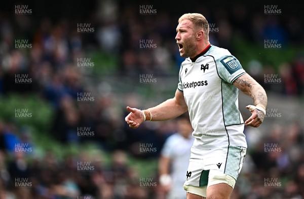160526 - Leinster v Ospreys - United Rugby Championship - Ross Moriarty of Ospreys