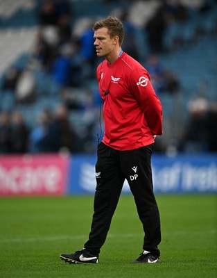 161021 - Leinster v Scarlets - United Rugby Championship - Scarlets head coach Dwayne Peel