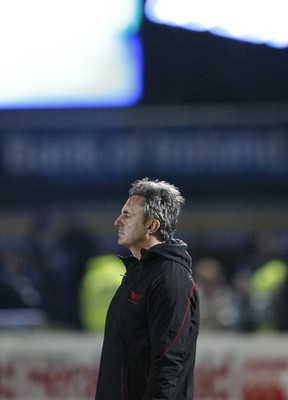 170212 - Leinster v Scarlets - RaboDirect Pro12 -Scarlets' head coach Nigel Davies