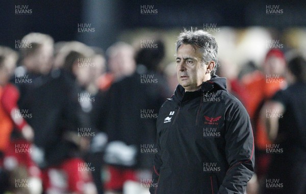 170212 - Leinster v Scarlets - RaboDirect Pro12 -Scarlets' head coach Nigel Davies