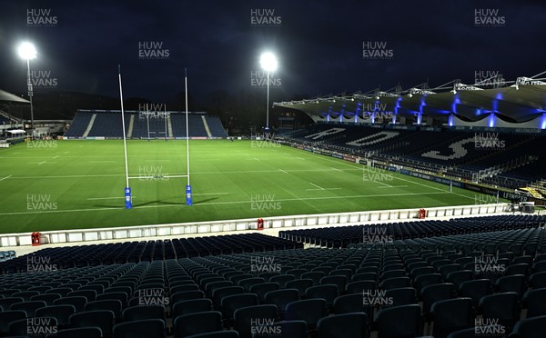 181123 - Leinster v Scarlets - United Rugby Championship - A general view of RDS Arena