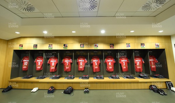 210418 - Leinster v Scarlets - European Rugby Champions Cup Semi Final - Scarlets dressing room