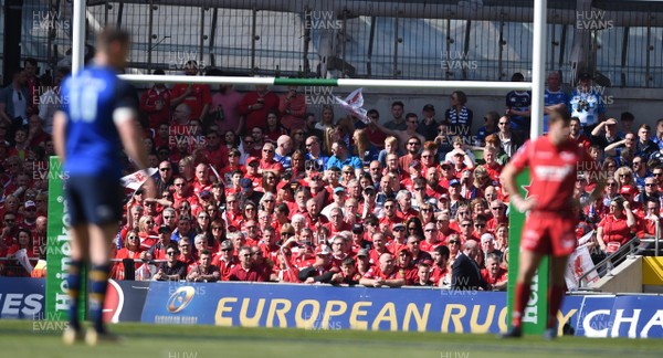 210418 - Leinster v Scarlets - European Rugby Champions Cup Semi Final - Scarlets fans