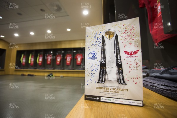 260518 - Leinster v Scarlets - PRO14 Final - Scarlets dressing room