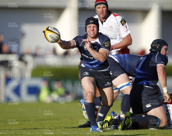 13.05.11 - Leinster v Ulster - Magners League Play-off Isaac Boss of Leinster feeds out the ball from the base of the ruck 