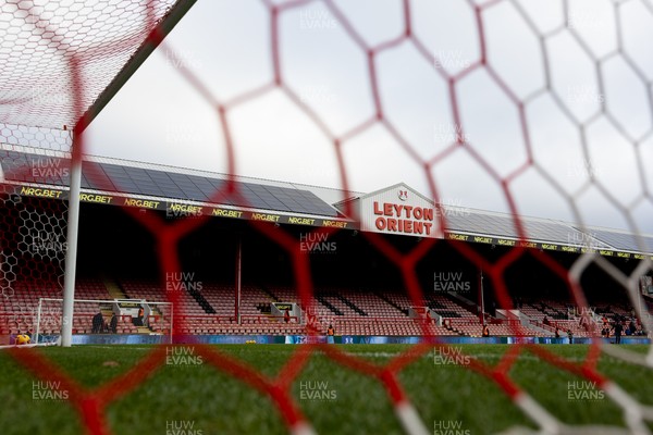 100126 - Leyton Orient v Cardiff City - Sky Bet League 1 - A general view inside Brisbane Road BetWright Stadium is seen prior to the game