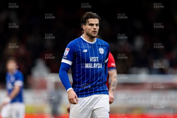 100126 - Leyton Orient v Cardiff City - Sky Bet League 1 - Ollie Tanner of Cardiff City looks on