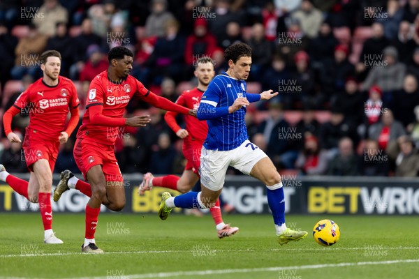100126 - Leyton Orient v Cardiff City - Sky Bet League 1 - Yousef Salech of Cardiff City in action