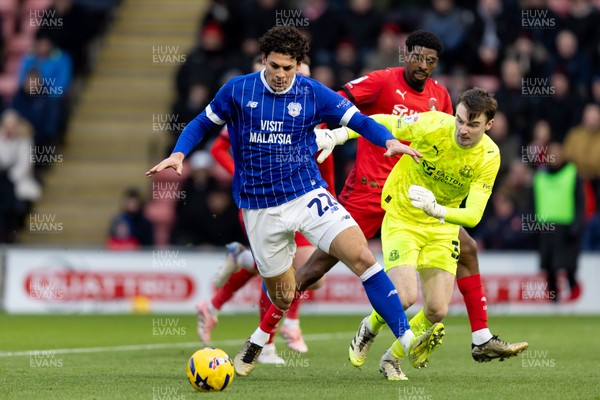 100126 - Leyton Orient v Cardiff City - Sky Bet League 1 - Yousef Salech of Cardiff City in action