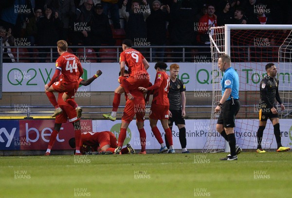250120 - Leyton Orient v Newport County - Sky Bet League 2 -  Orient score their first goal credited to Newport's Ryan Haynes