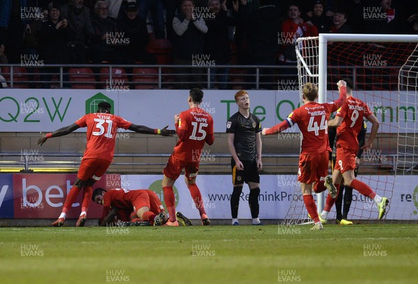 250120 - Leyton Orient v Newport County - Sky Bet League 2 -  Orient score their first goal credited to Newport's Ryan Haynes