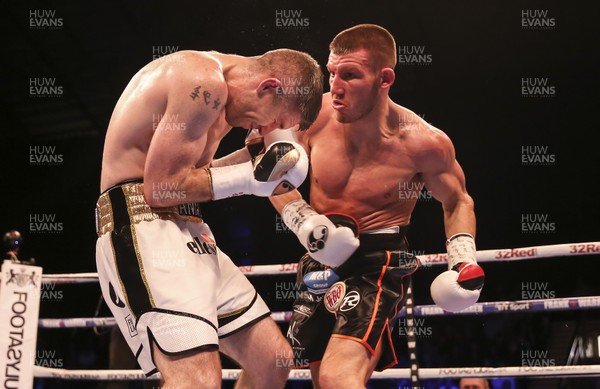 111117 - WBO World Super-Welterweight Official Eliminator -  Liam Smith (white shorts) v Liam Williams (black shorts)