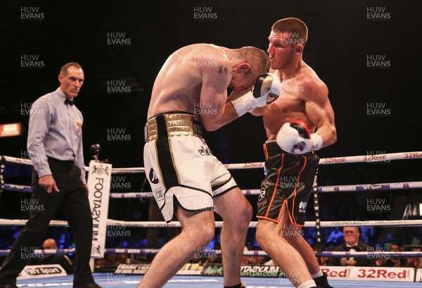 111117 - WBO World Super-Welterweight Official Eliminator -  Liam Smith (white shorts) v Liam Williams (black shorts)