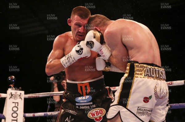 111117 - WBO World Super-Welterweight Official Eliminator -  Liam Smith (white shorts) v Liam Williams (black shorts)