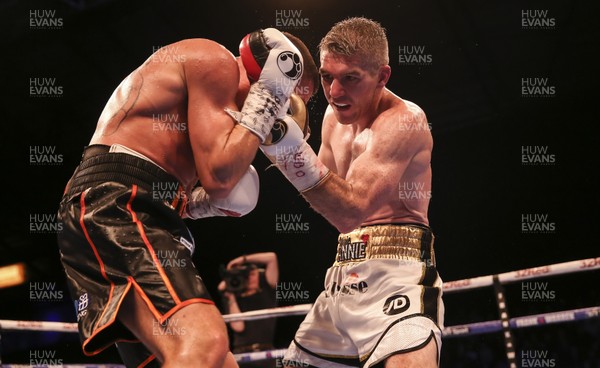 111117 - WBO World Super-Welterweight Official Eliminator -  Liam Smith (white shorts) v Liam Williams (black shorts)