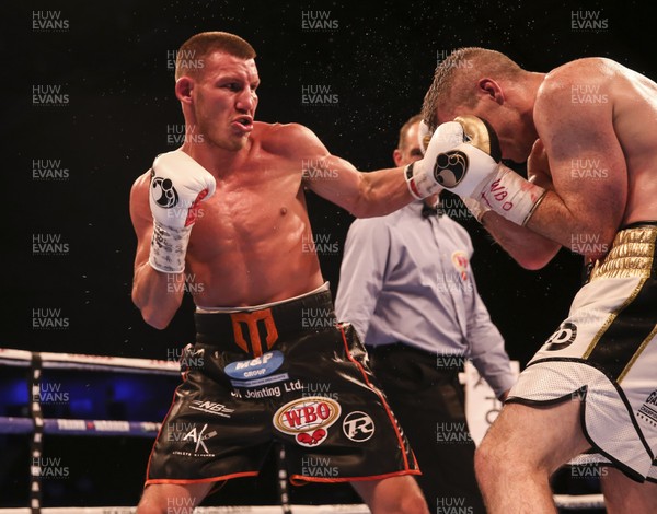 111117 - WBO World Super-Welterweight Official Eliminator -  Liam Smith (white shorts) v Liam Williams (black shorts)