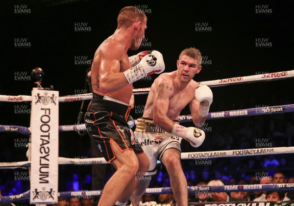 111117 - WBO World Super-Welterweight Official Eliminator -  Liam Smith (white shorts) v Liam Williams (black shorts)