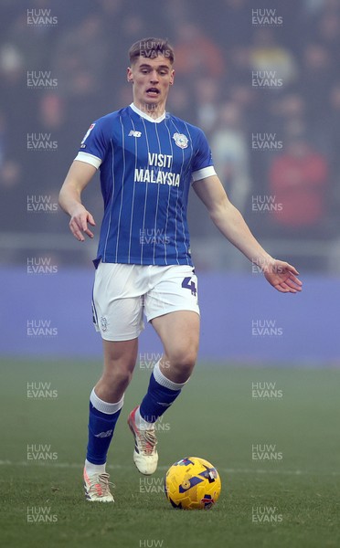 201225 - Lincoln City v Cardiff City - Sky Bet League 1 - Dylan Lawlor of Cardiff