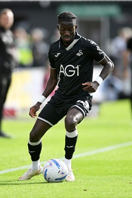190926 - Lincoln City v Swansea City - Sky Bet Championship - Moussa Yeo of Swansea City