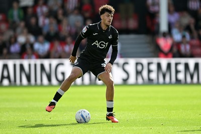 190926 - Lincoln City v Swansea City - Sky Bet Championship - Filip Lissah of Swansea City