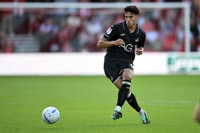 190926 - Lincoln City v Swansea City - Sky Bet Championship - Marko Stamenic of Swansea City