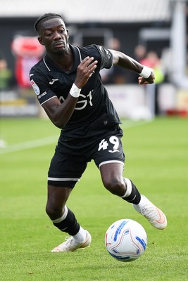 190926 - Lincoln City v Swansea City - Sky Bet Championship - Moussa Yeo of Swansea City