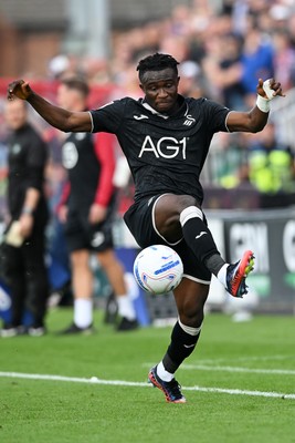 190926 - Lincoln City v Swansea City - Sky Bet Championship - Jospeh Opoku of Swansea City